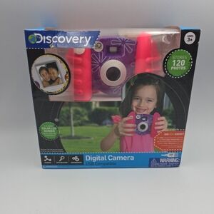 Discovery Kids Toy Camera - 0.3-Megapixel Digital Camera - Pink & Purple floral